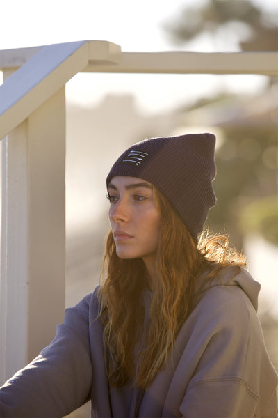 Super Soft Slouch Beanie - Boards and Paddle Patch